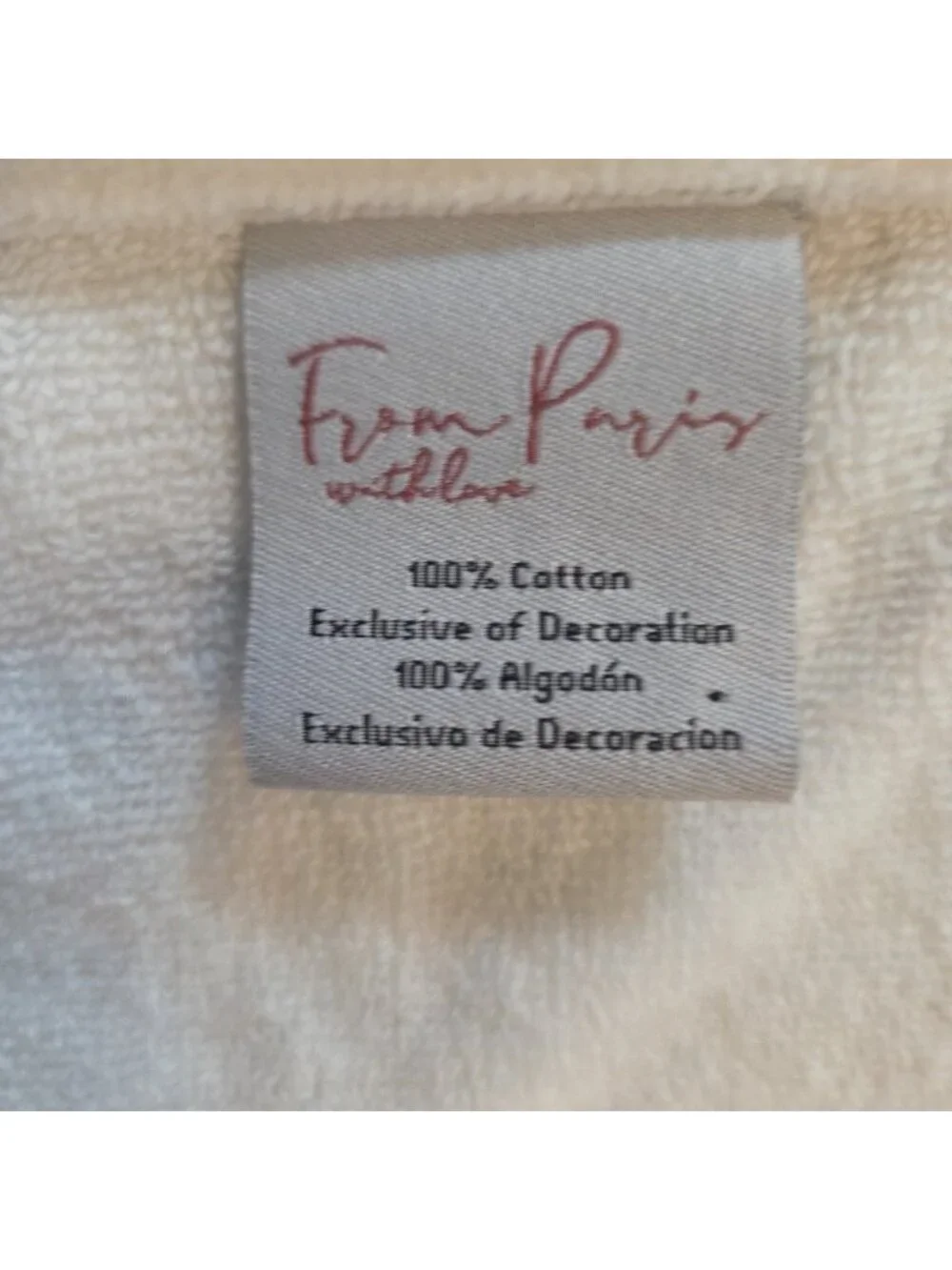 Italy Paris Bath Towel London Love To Travel Oeko Tex NEW with Tag